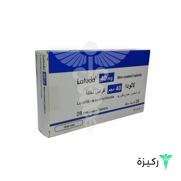 Latuda, Lurasidone Hydrochloridum,40Mg - 28 Tablets