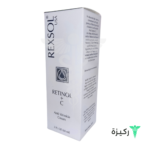 Rexsol Retinol and C Anti-Wrinkle treatment cream , 60 ml