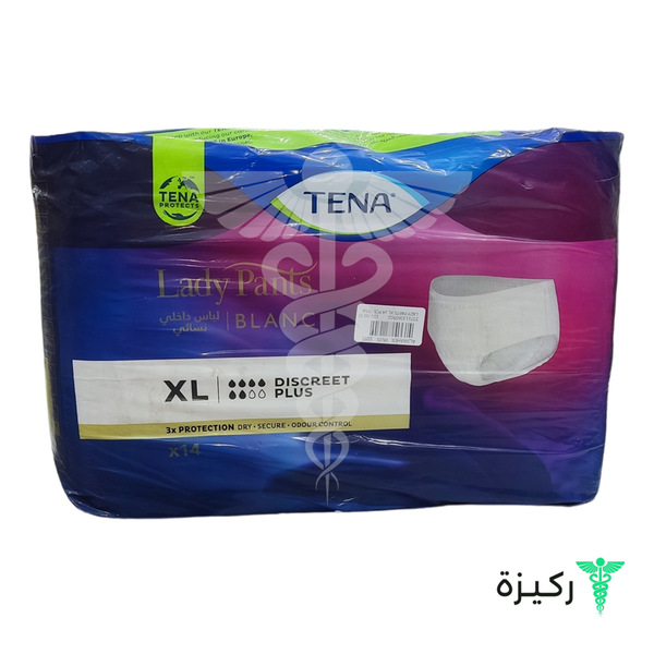 Tena Lady Pants Blanc X Large 14 Pcs